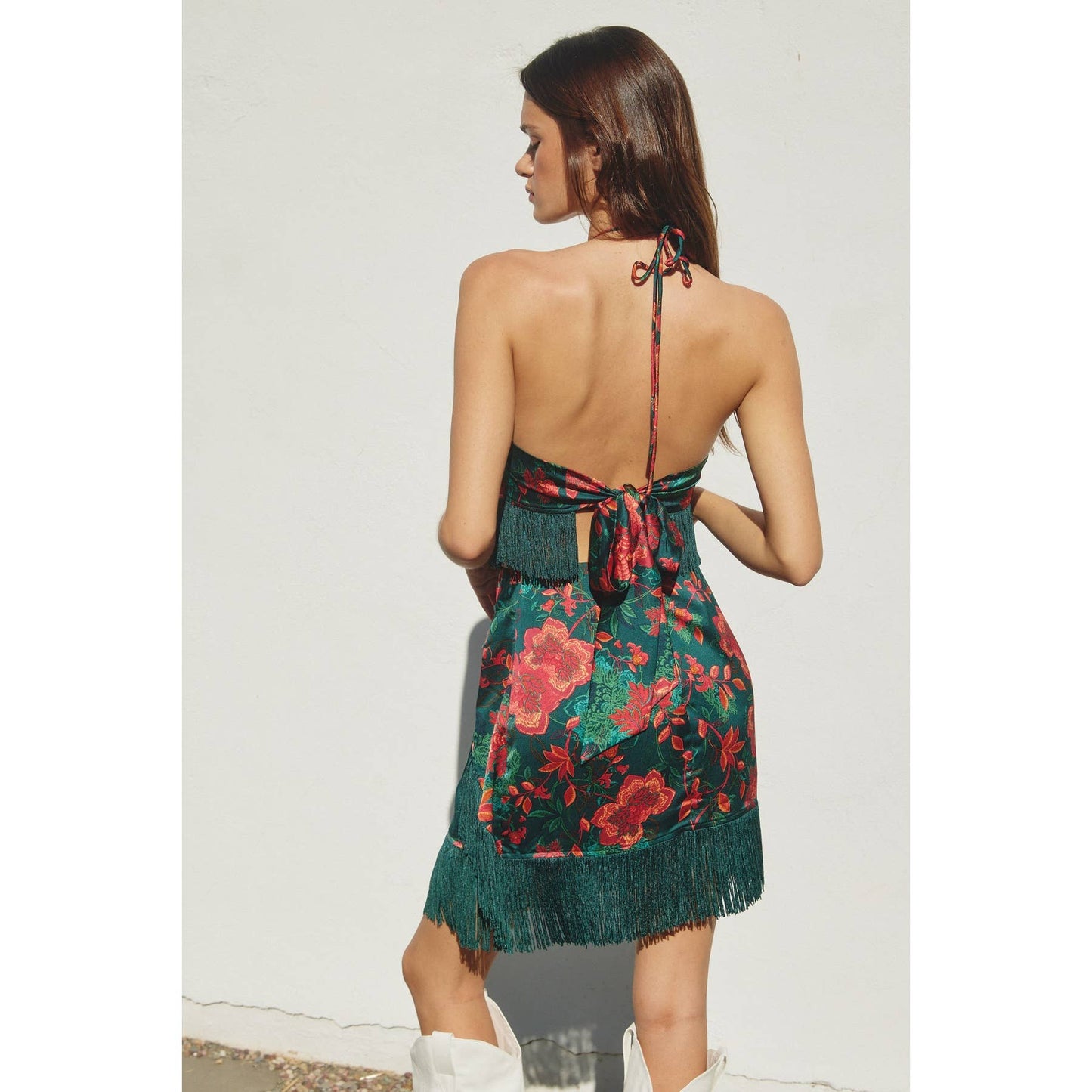 Summer Thoughts Fringe Mini Skirt