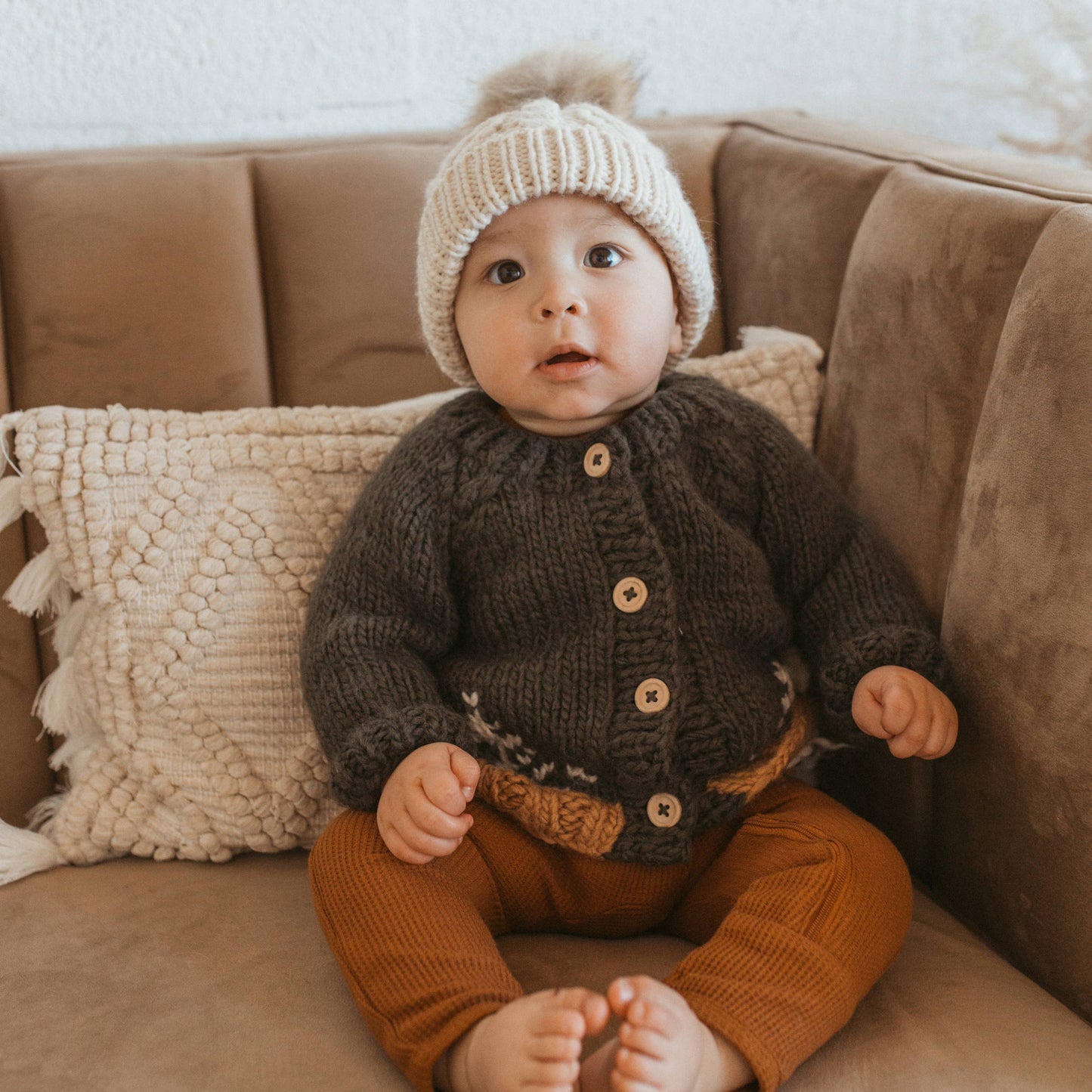 LAST ONE! Forest Loden Cardigan Sweater Baby & Toddler