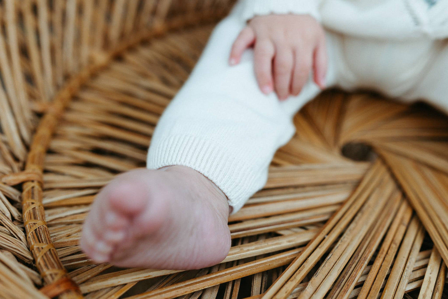 SS24 Sweater Knit Organic Baby Legging Pants (6 Colors)