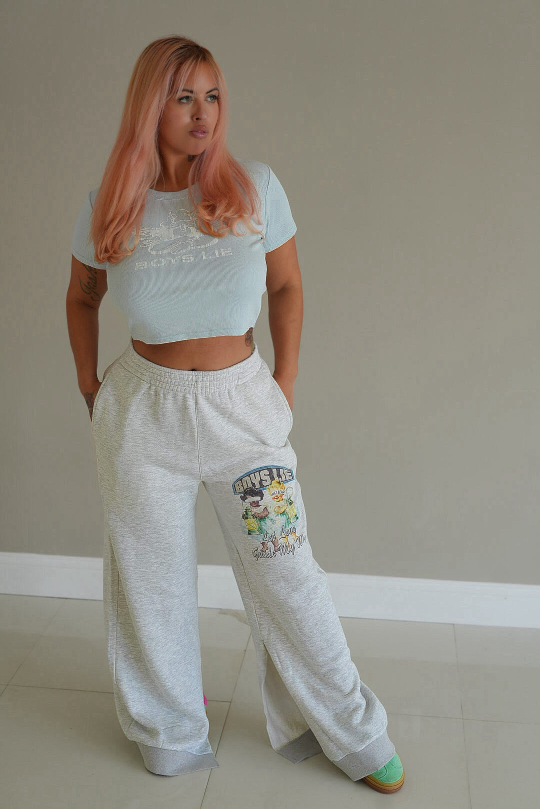 CLEARANCE Boys Lie Cherub Logo Baby T-Shirt