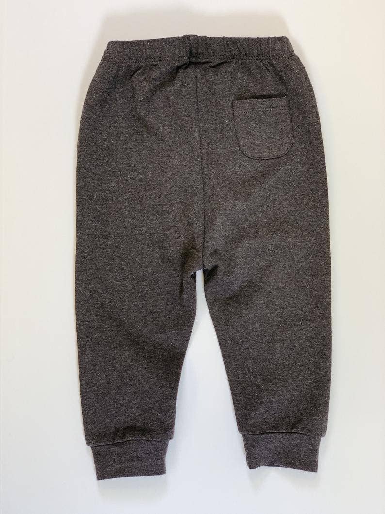 Baby Drawstring Baby Jogger Pants (Organic Cotton) - 4 Color