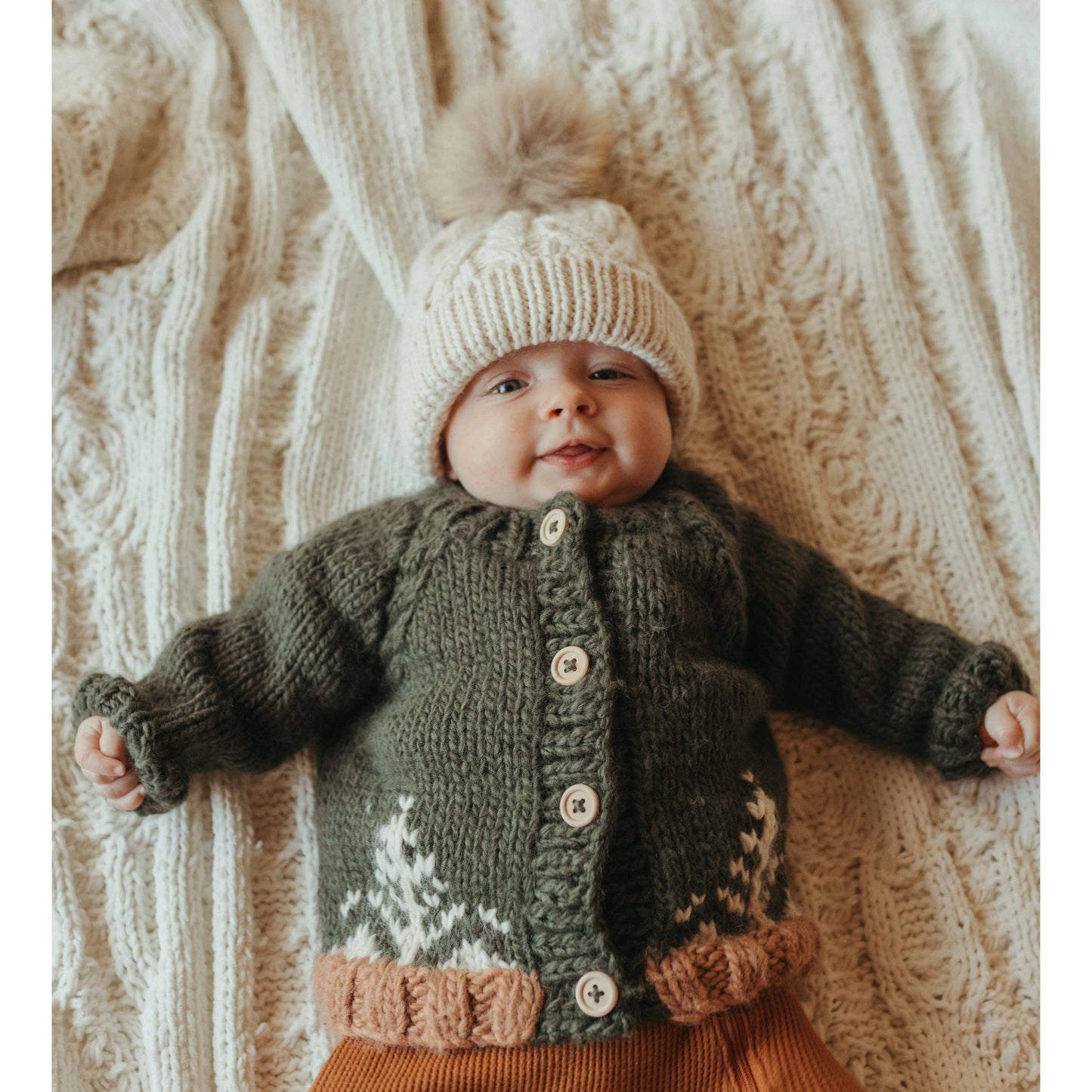 LAST ONE! Forest Loden Cardigan Sweater Baby & Toddler
