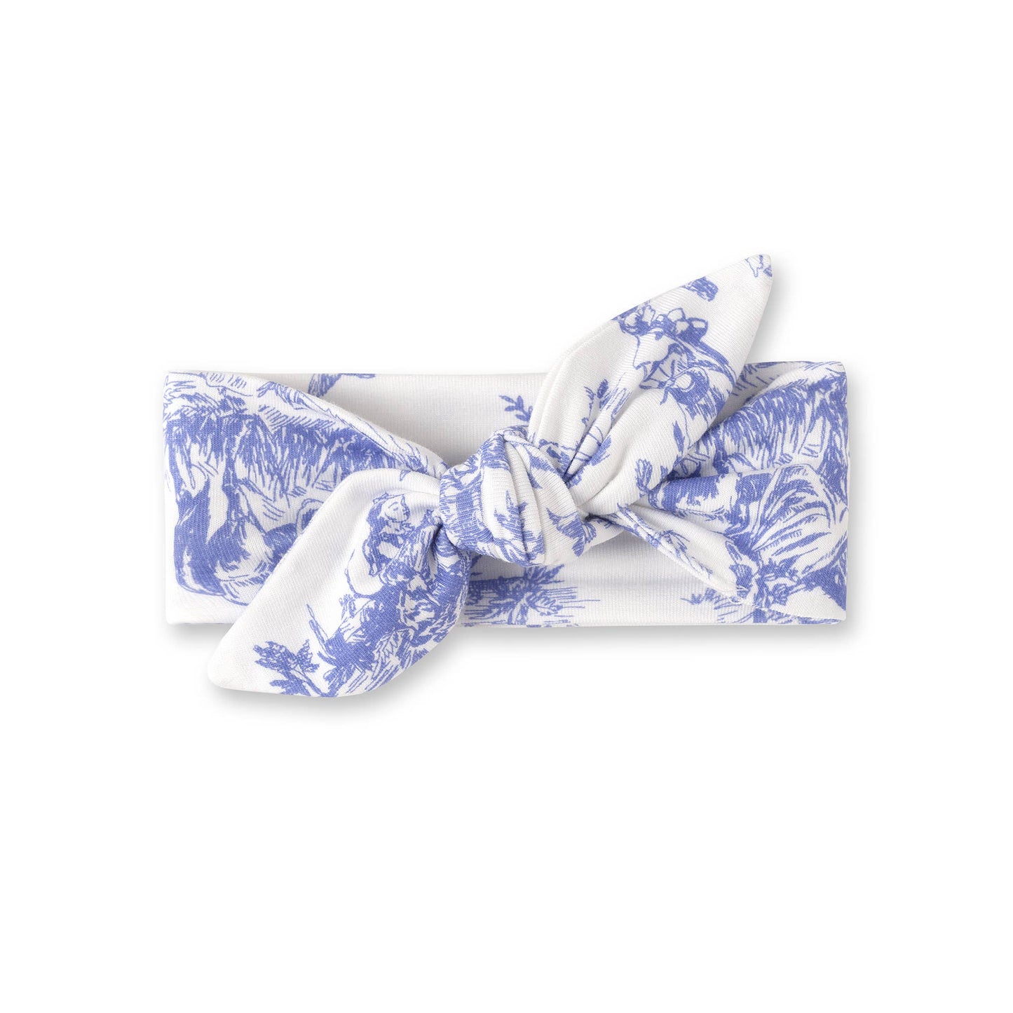 Baby Girl's Toile de Jouy Bamboo Headband