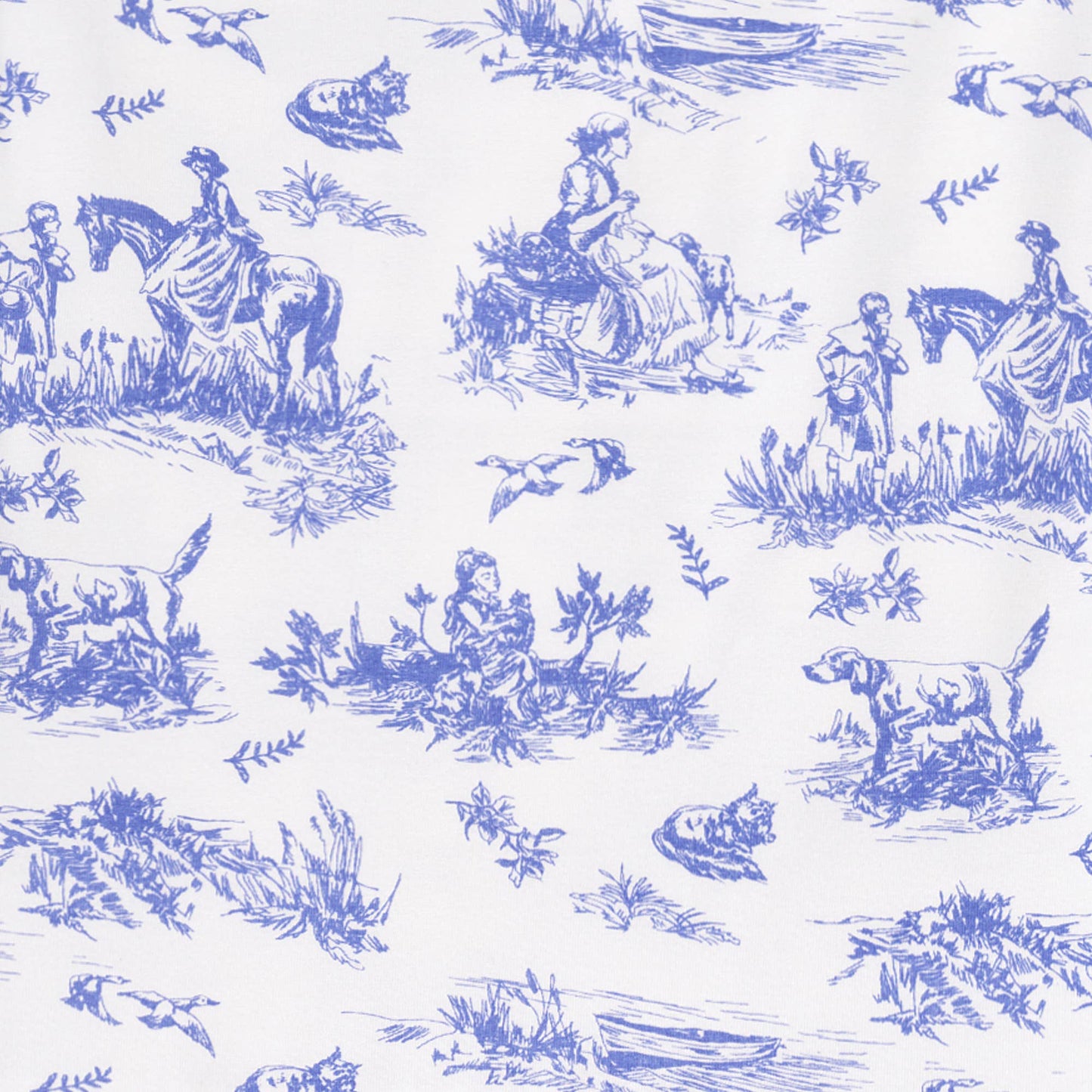 Baby Toile de Jouy Bamboo Romper