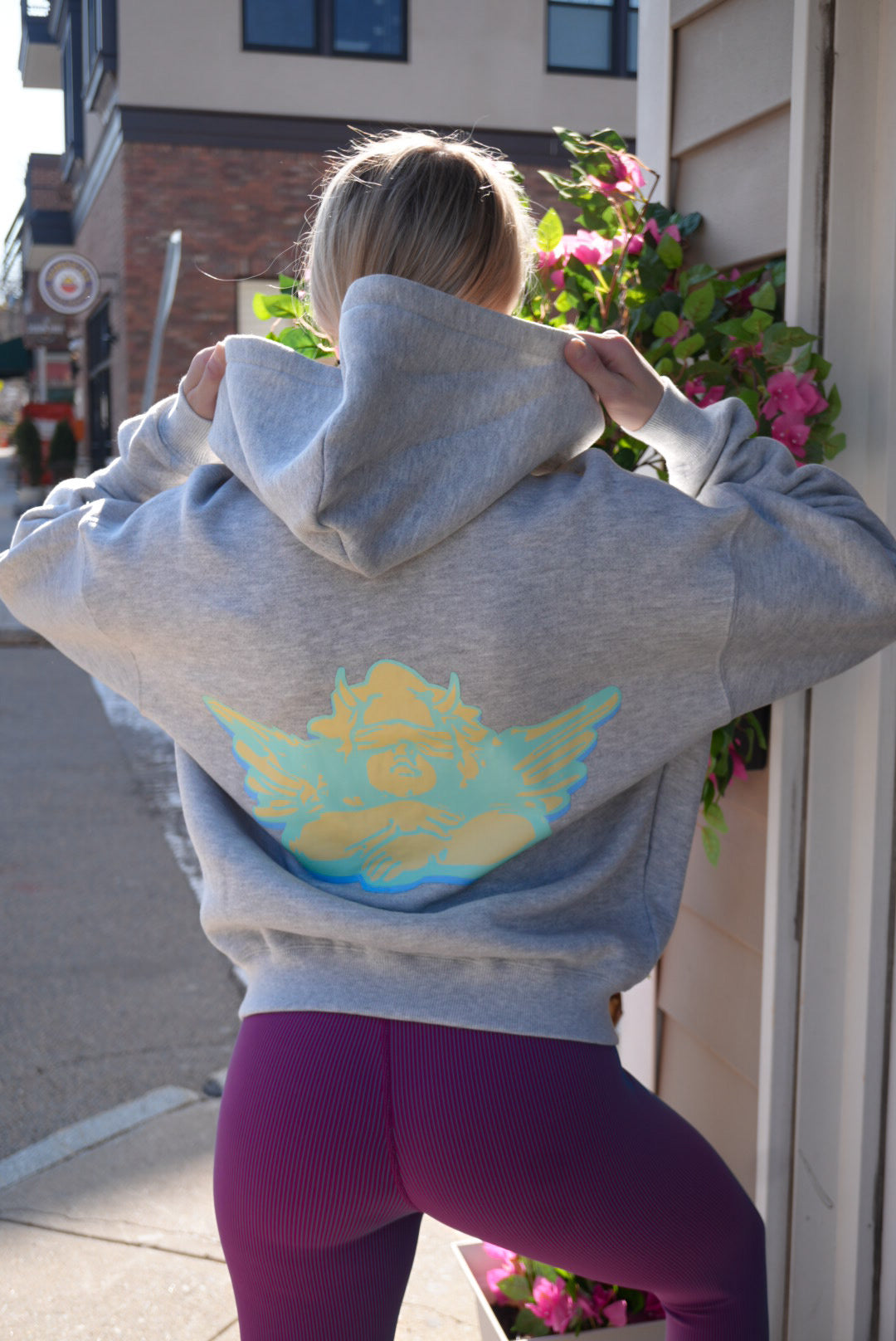 Boys Lie Better Half Hoodie Gray