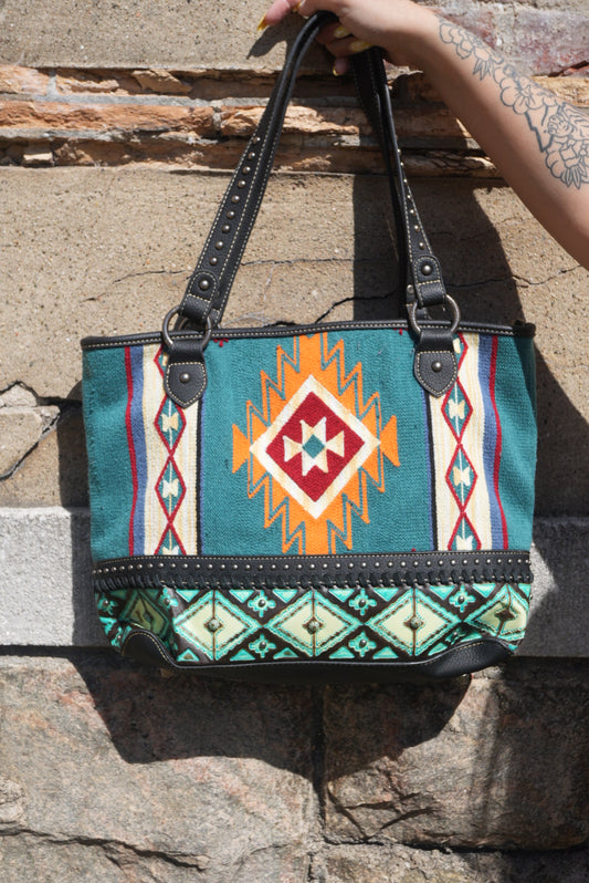 Aztec Tapestry Tote