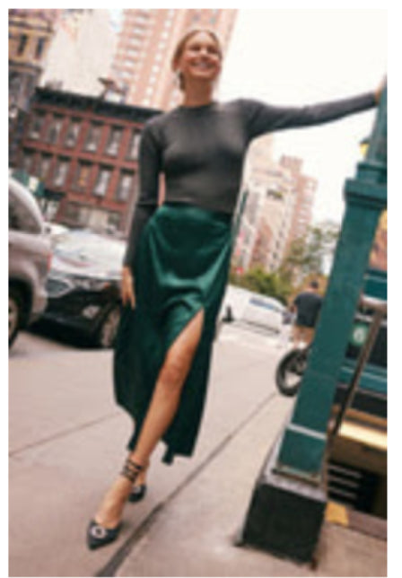 Emerald Skirt Midi