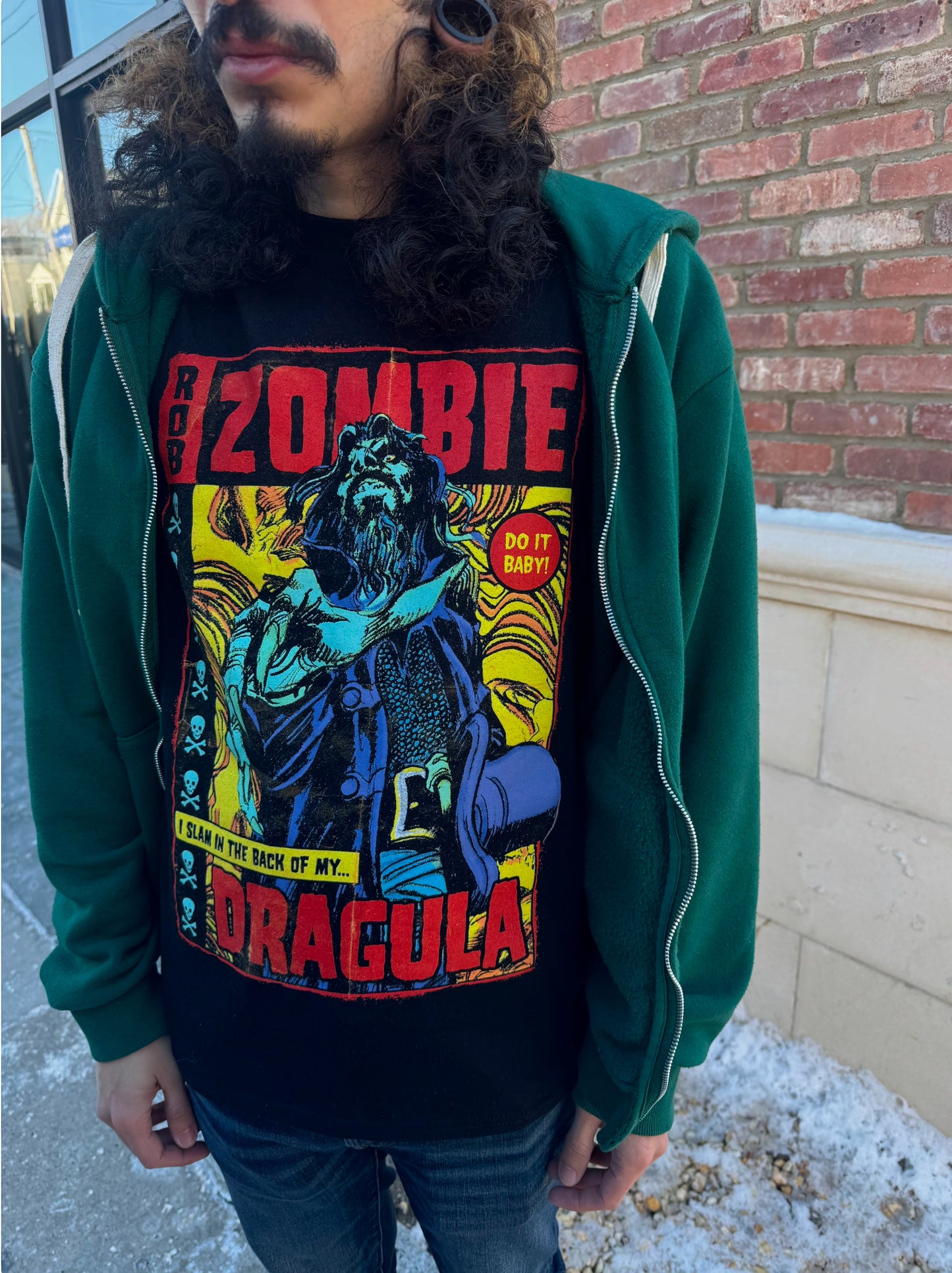 Rob Zombie Dragula Comic Illustrated T-Shirt