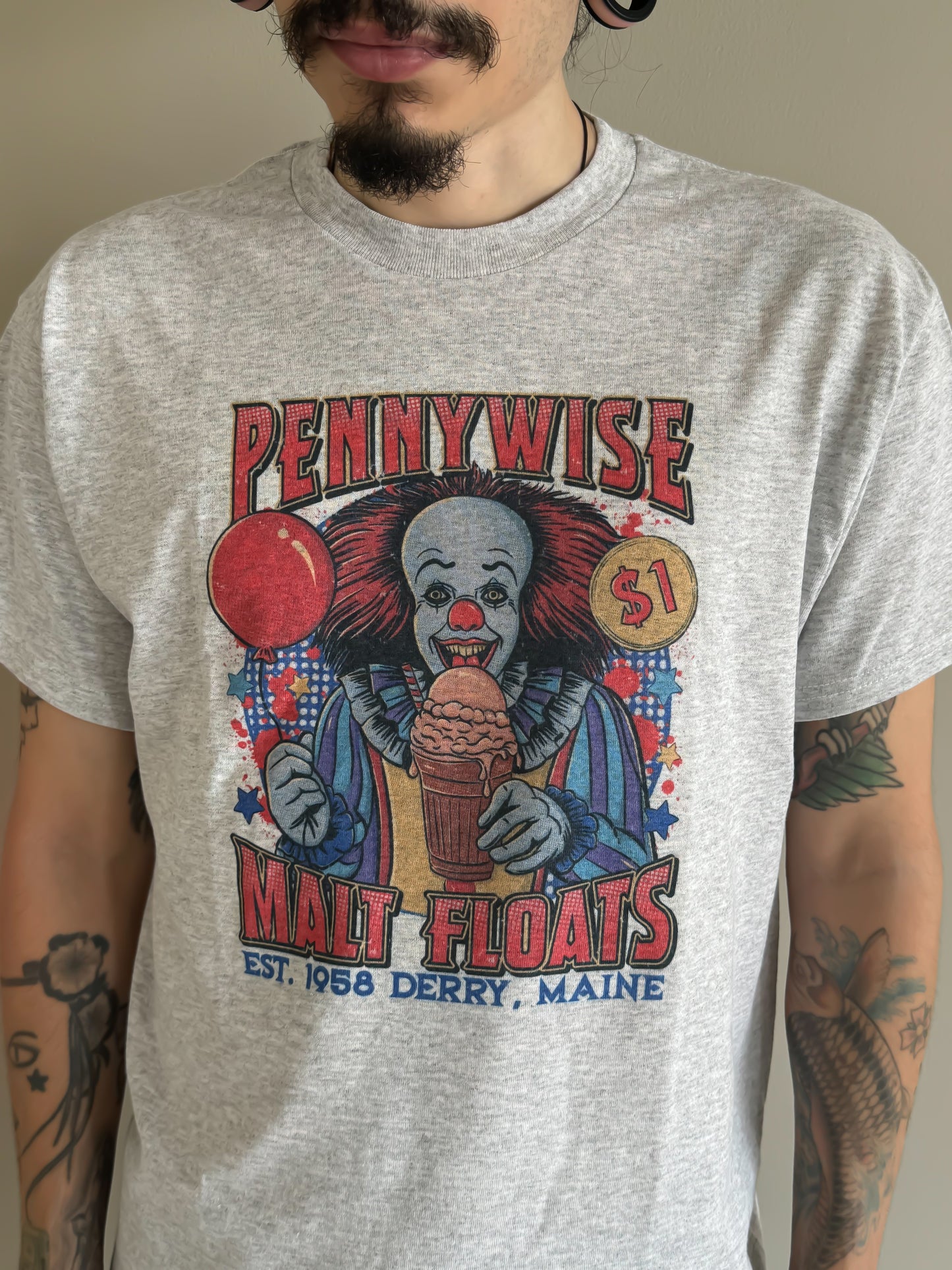 Pennywise Malt Floats Vintage Style Graphic T-shirt NEW