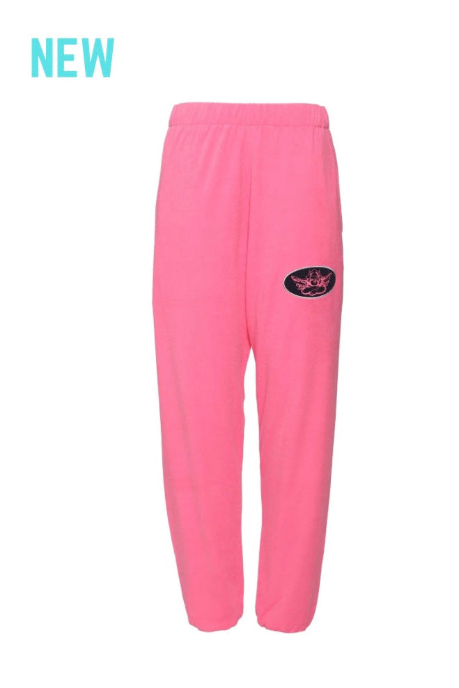 SALE Boys Lie Princess Charming Terrycloth Sweatpants Hot Pink
