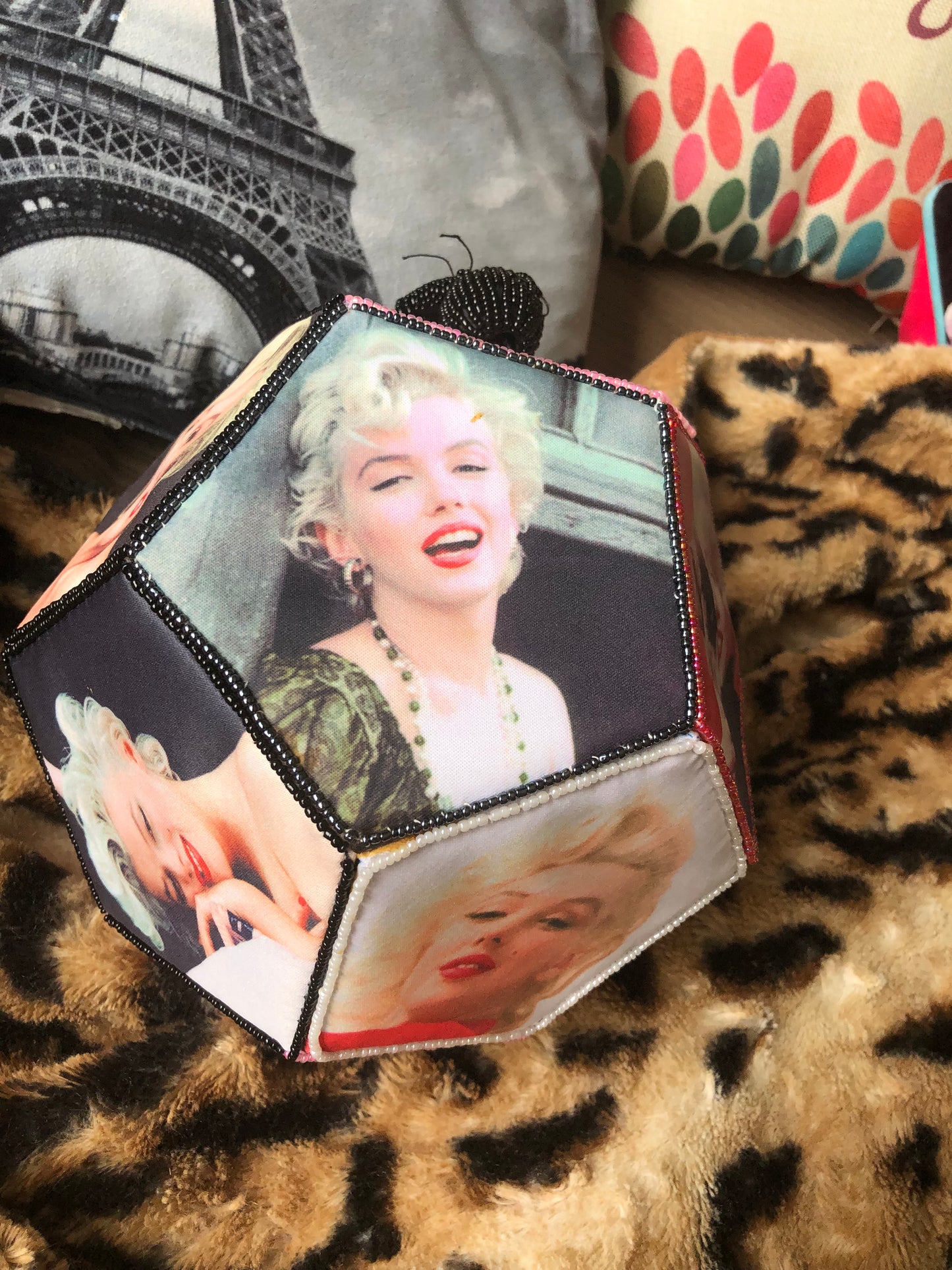 Marilyn Monroe Photos Satin Box Purse