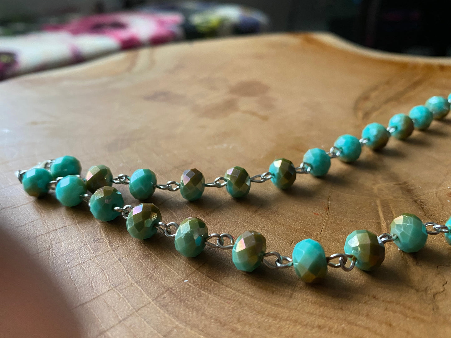 SALE East Side Cowgirl Necklace Light Blue Beads NEW LIMITED EDITION