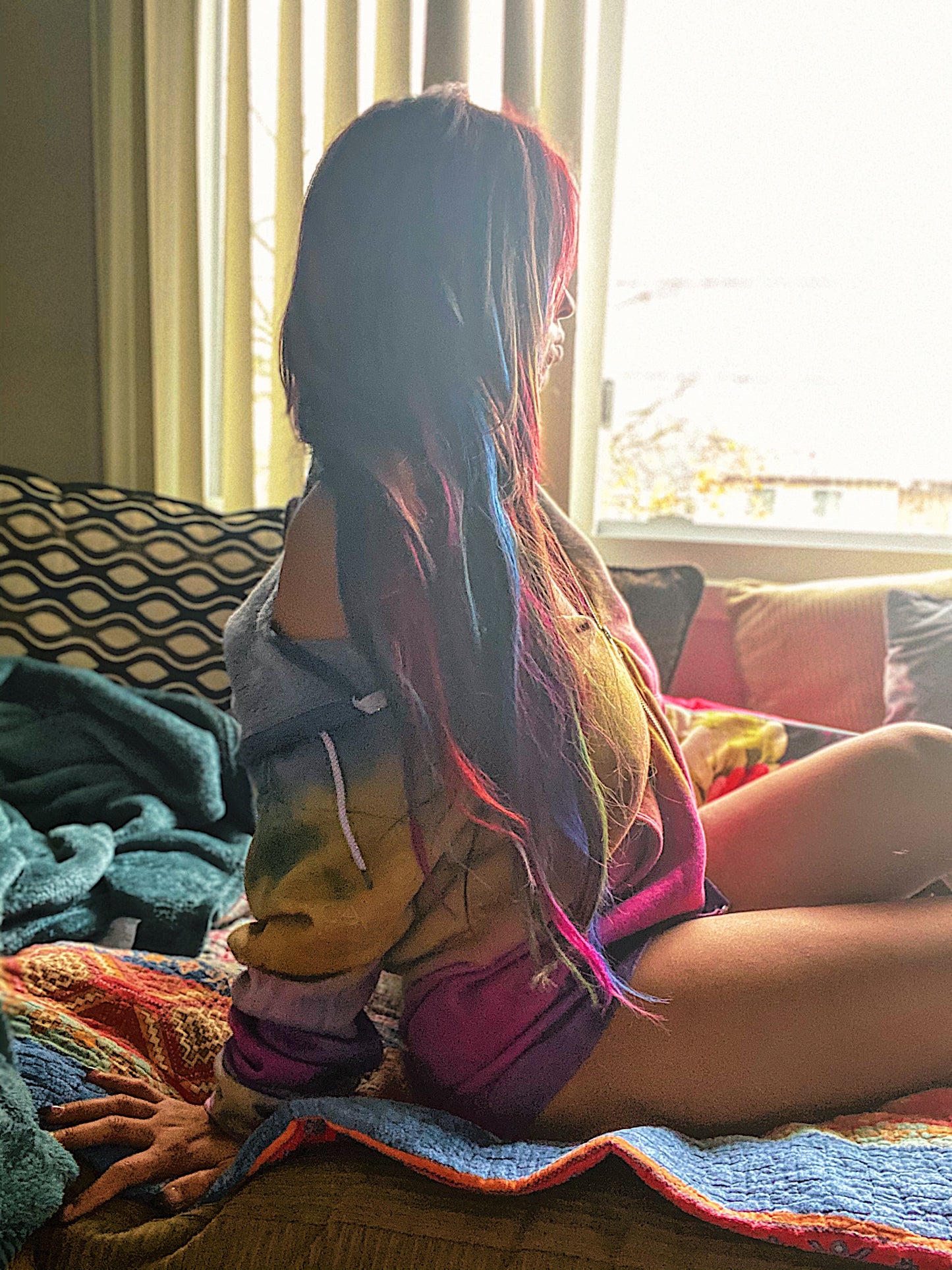 Perfect Storm Tie Dye Hoodie Special Edition Indigo Blend