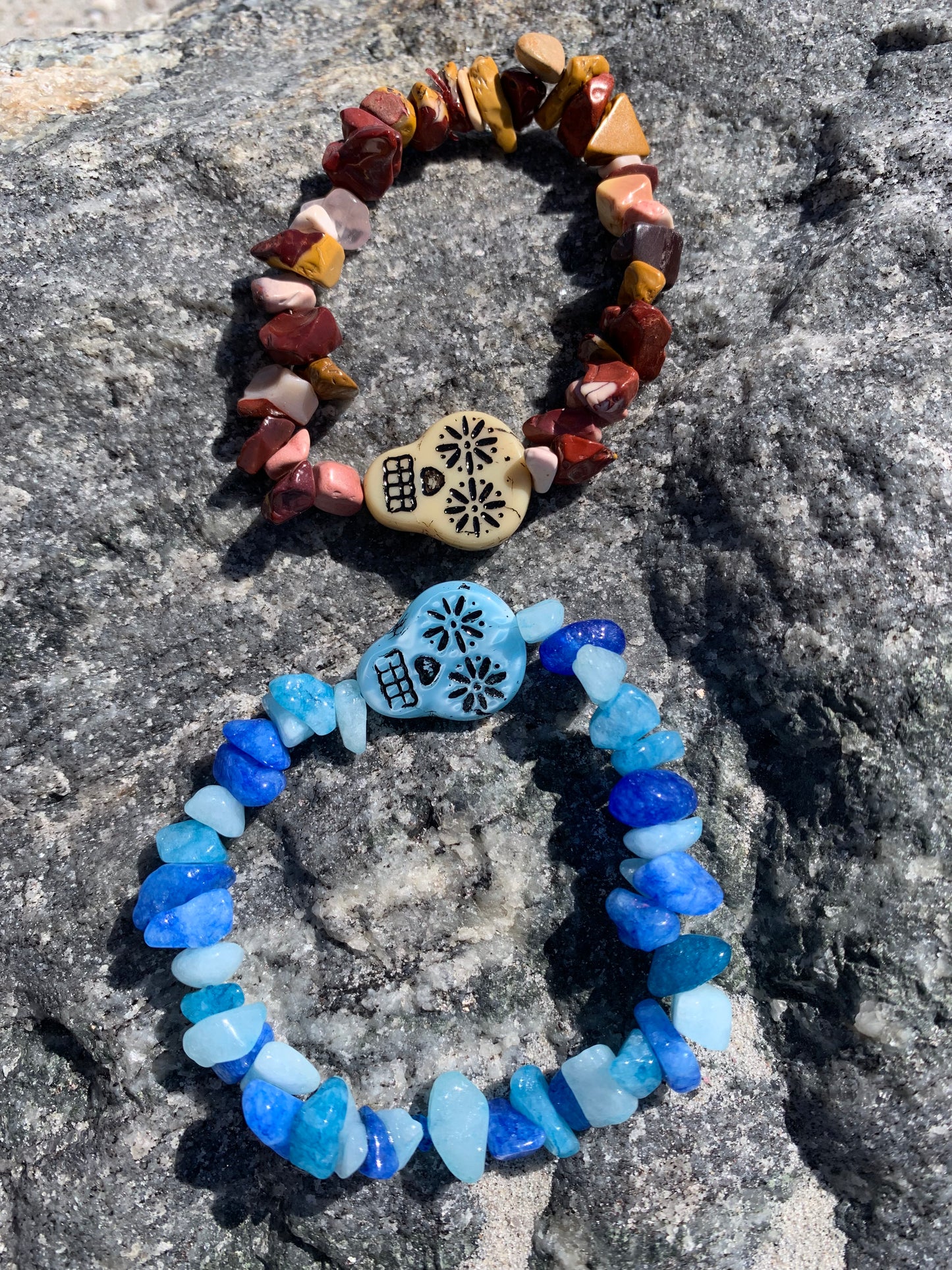 Sugar skull bracelets