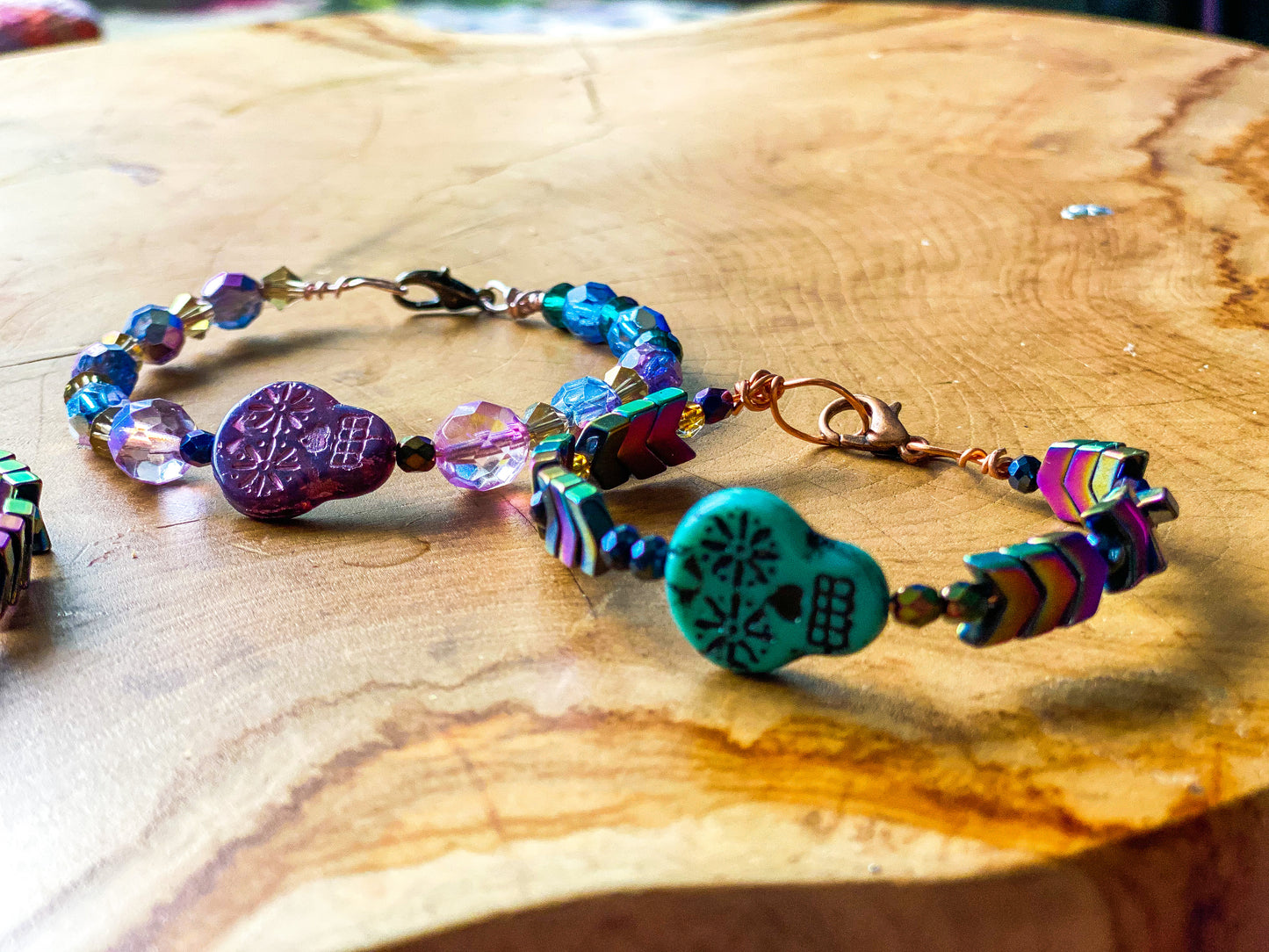 NEW Prism Passion Sugar Skull Charm Bracelet Stack