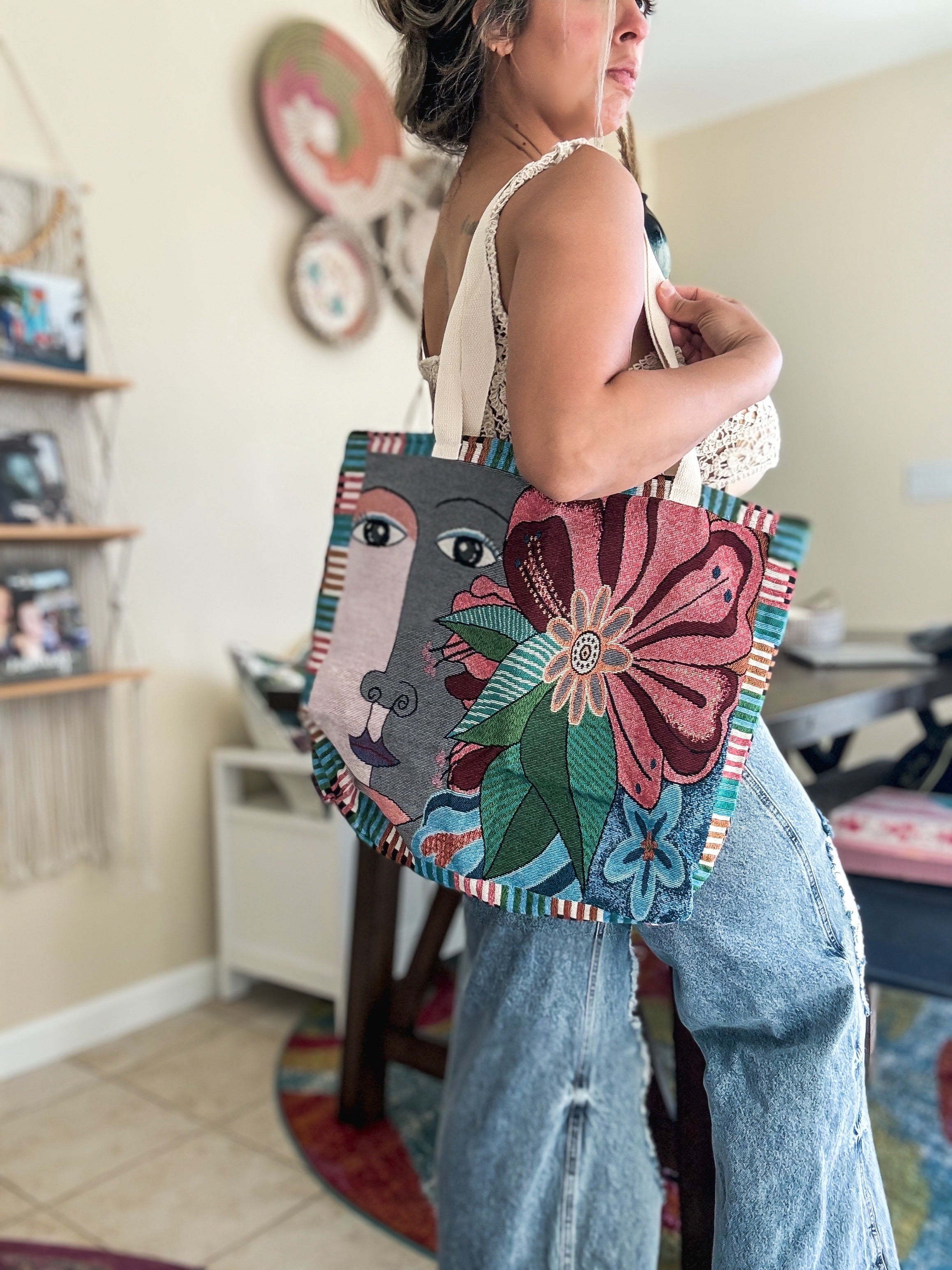 Bohemian beach bag sale