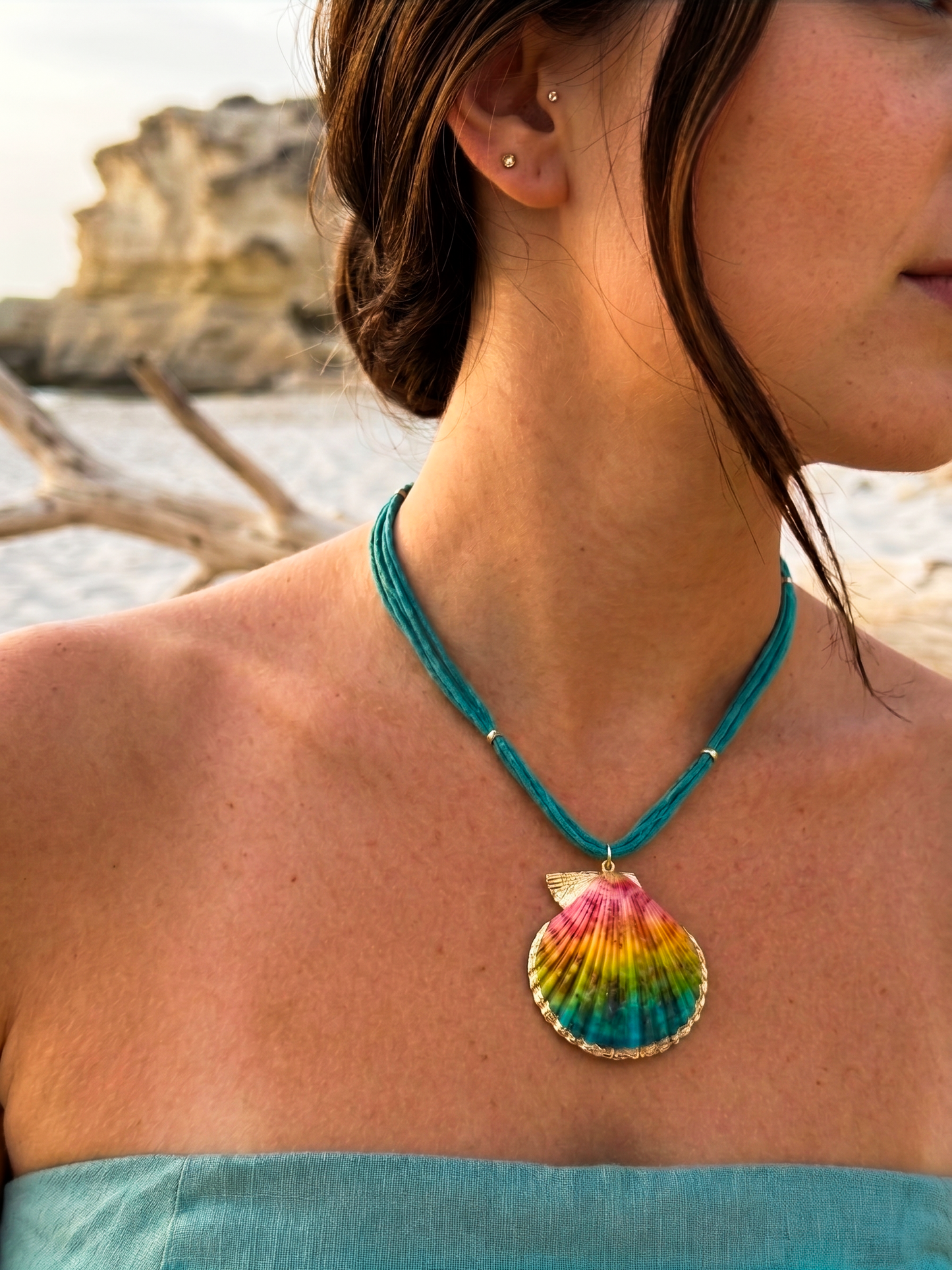 Island Time Multicolor Shell Necklace