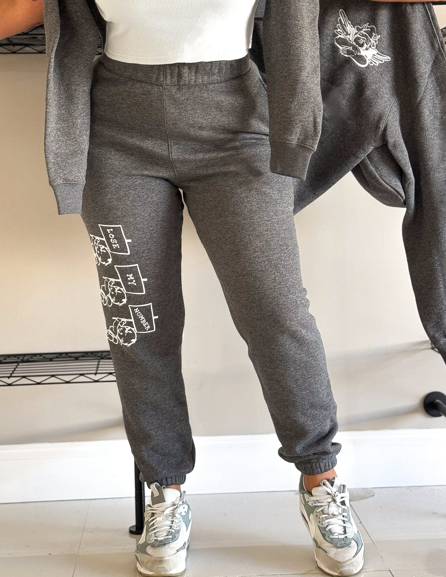 Boys Lie Lose My Number Fitted Joggers Sweatpants