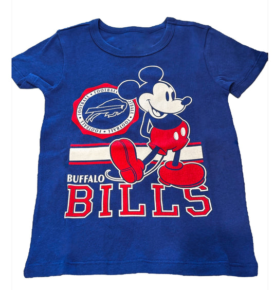 Buffalo Bills Mickey Mouse Kids T-Shirt by Junk Food Clothing