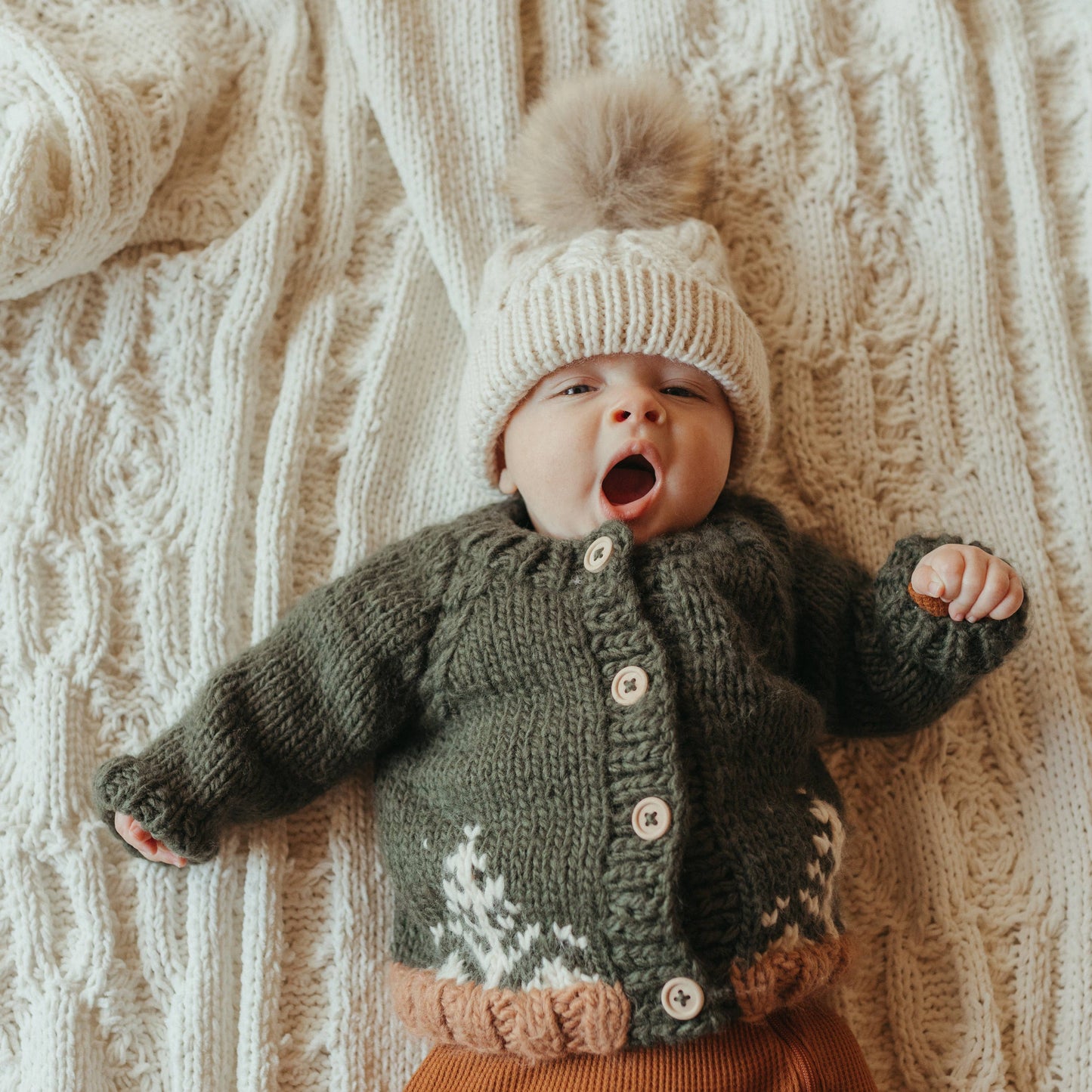 Forest Loden Cardigan Sweater Baby & Toddler