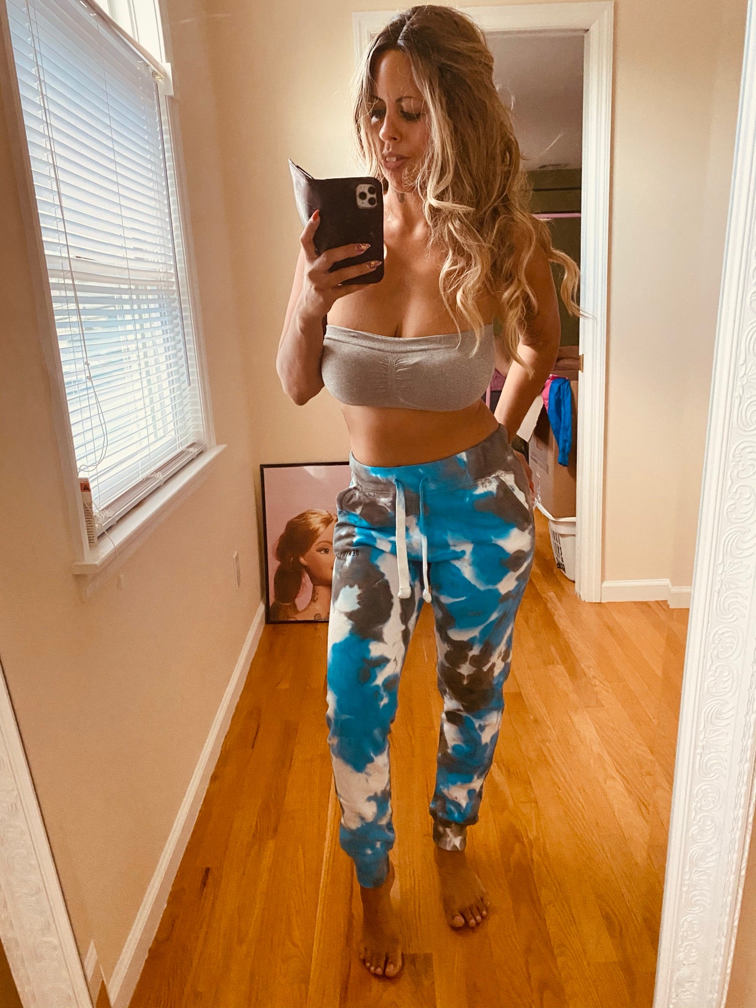 Tie dye best sale drawstring sweatpants