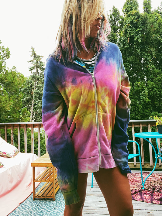 Perfect Storm Tie Dye Hoodie Special Edition Indigo Blend